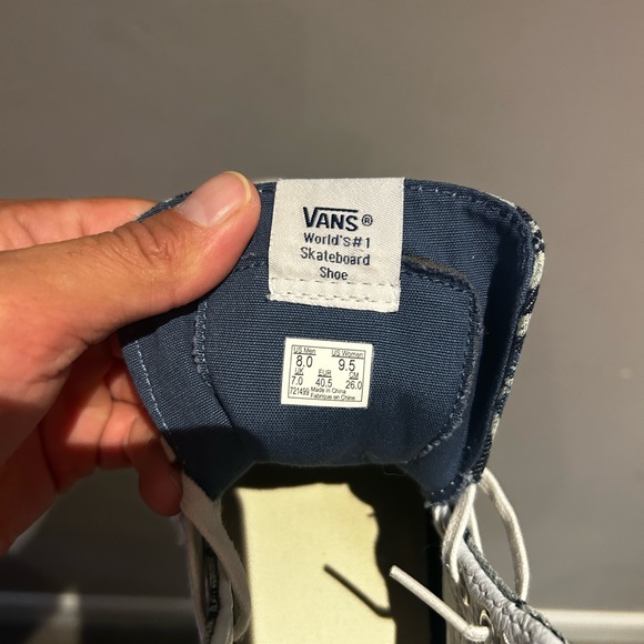 Unisex Floral Vans - sz 8 Men’s/9.5 Women’s - Picture 5 of 7